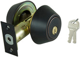 ProSource DBX2V-PS Deadbolt, 3 Grade, Aged Bronze, 2-3/8 to 2-3/4 in Backset, KW1 Keyway, 1-3/8 to 1-3/4 in Thick Door